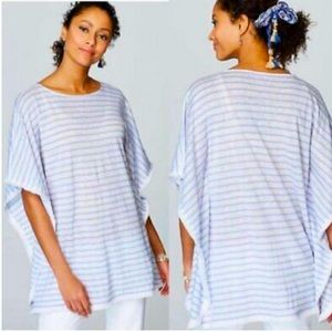 ☁️ J.Jill 100% Linen Poncho